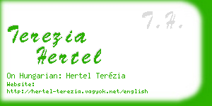 terezia hertel business card